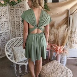 Dress Day Apparel Simply Sage Convertible Dress