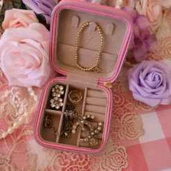 Ellison Young Spring Brunch Collection Pink Jewelry Organizer