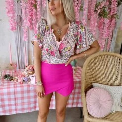 Blue Blush Skylah Fuchsia Skort Apparel