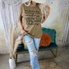 Live And Tell Apparel Camel "Mamas Don't Let Your Cowboys" Graphic Tee