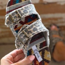 Very G Best Sellers Laci Tan Leopard Slides