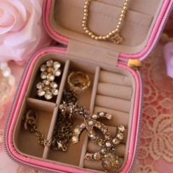 Ellison Young Spring Brunch Collection Pink Jewelry Organizer