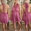 Dress Day Mauve Convertible Mini Dress Apparel