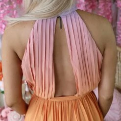 Flying Tomato Apparel Mustard Ombre Maxi Dress