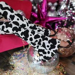 Leggings Depot Cow Print Palazzo Pants Best Sellers