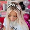 Koko + Lola White And Black Polka Dot Headband