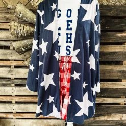 The Lace Cactus {PLUS} Blue Star Kimono Apparel