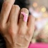 The Lace Cactus Hot Pink Cowboy Boot Ring Nashville Edition
