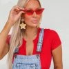 The Lace Cactus Red 60's Style Sunnies Americana