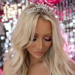 Crystal Avenue "Bride To Be" Rhinestone Headband Bridal