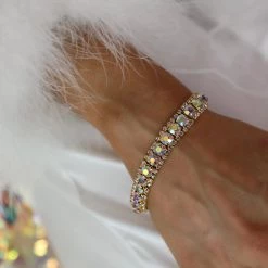 Wona Trading Apparel Rhea Rhinestone Bracelet