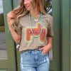 Bella + Canvas Apparel Olive "Punchy" Graphic Tee
