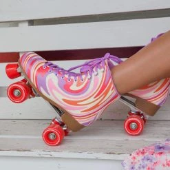 Cosmic Skates Swirl Multicolored Skates Footwear