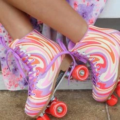 Cosmic Skates Swirl Multicolored Skates Footwear