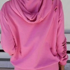 The Lace Cactus Apparel Bella Bubblegum Hoodie