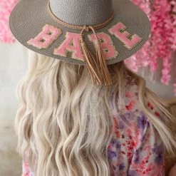 Judith March Grey "Babe" Floppy Hat Accessories