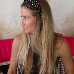 The Lace Cactus Kelsey's Faves Black Rhinestone Headband