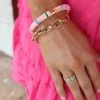 The Lace Cactus Multicolor Stacked Bead Bracelet Apparel