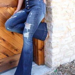 GJG Denim Dahlia Dark Wash Bell Bottoms Apparel
