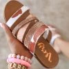 Footwear Very G Ginger Cream Brown Multi Strap Sandal