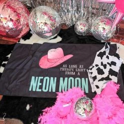 The Mud Honey's Boutique Neon Moon Microfiber Beach Mat