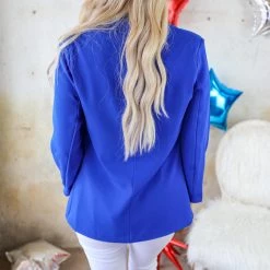 Today Fashion Sesaly Royal Blue Blazer Apparel
