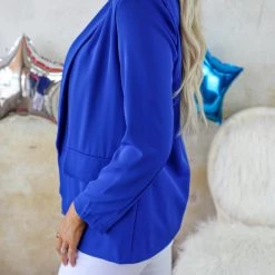 Today Fashion Sesaly Royal Blue Blazer Apparel