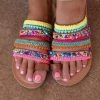 Camel Threads McKinley Neon Strappy Sandals