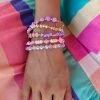 The Lace Cactus Iris Lavender Bracelet Stack Apparel