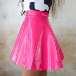 Daisy Corsets Hot Pink Barbie Skater Skirt