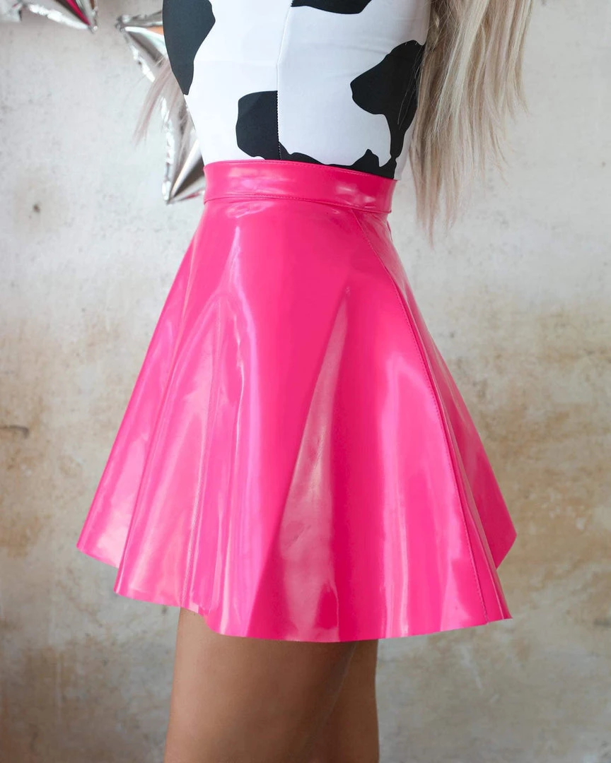 Daisy Corsets Hot Pink Barbie Skater Skirt