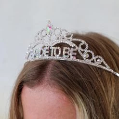 Christina Collection "Bride To Be" Rhinestone Tiara