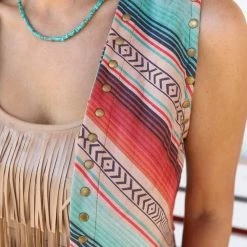 Fashion Express Sheena Western Fringe Vest