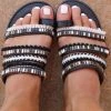 Camel Threads Kylie Black And Gold Strap Sandals Kelsey's Faves