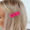 The Lace Cactus Hot Pink Flower Barette