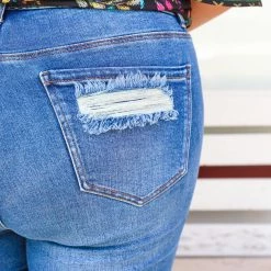 The Lace Cactus New Plus Dark Denim Skinny Jeans