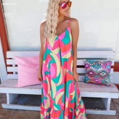 Cezele Take Me To Hawaii Maxi Dress