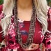 The Lace Cactus Best Sellers Copper Faux Navajo Pearl Strands Necklace