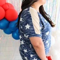 White Birch Karla Stars Shorts Set