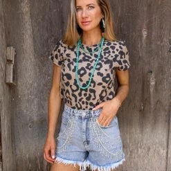 Blue B New Dixie Denim Rhinestone Shorts