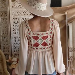 POL Apparel Citrus Zest Crochet Top