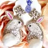 The Lace Cactus The Little Bunny Earrings Spring Brunch Collection