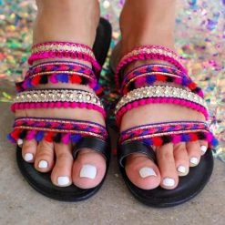 The Lace Cactus Royal Boho Sandals