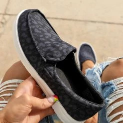 Not Rated Best Sellers NR Black Leopard Slip-on Shoes