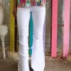 Chatoyant New Waiheke White Bell Bottoms
