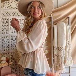 POL Apparel Citrus Zest Crochet Top