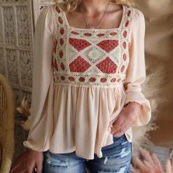 POL Apparel Citrus Zest Crochet Top