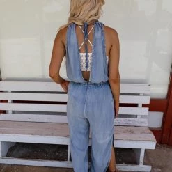 Mazik The Debbie Denim Jumpsuit New