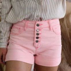 Crazy Train Best Sellers Coral Reversible Shorts