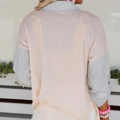 Lovely Melody Hello Spring Light Peach Shirt Spring Brunch Collection